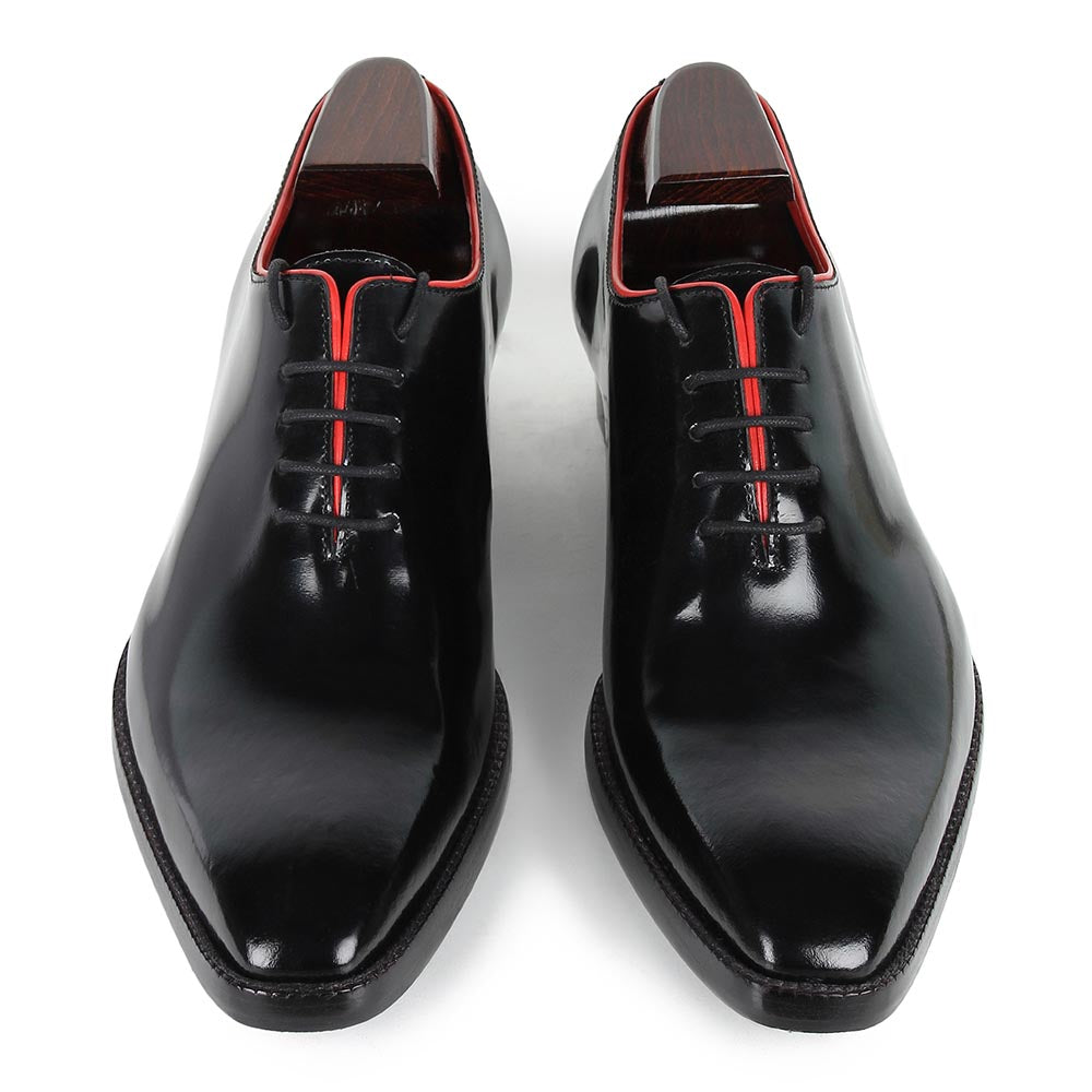 Men’s Classic Black Leather Lace-Up Shoes | Premium Formal Oxford Shoes