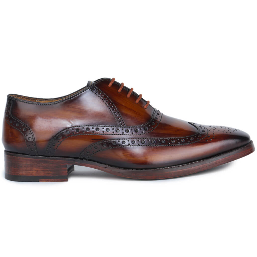 Federico Smith Gilbert Cognac Patina Oxford