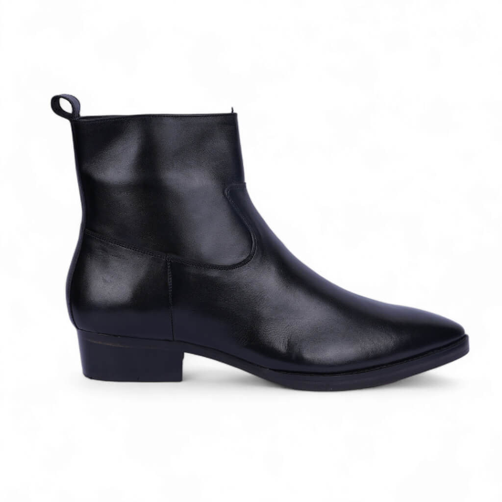 FIORINA SLIP ON ZIPPER POINTED BOOTS FOR MEN – AW26