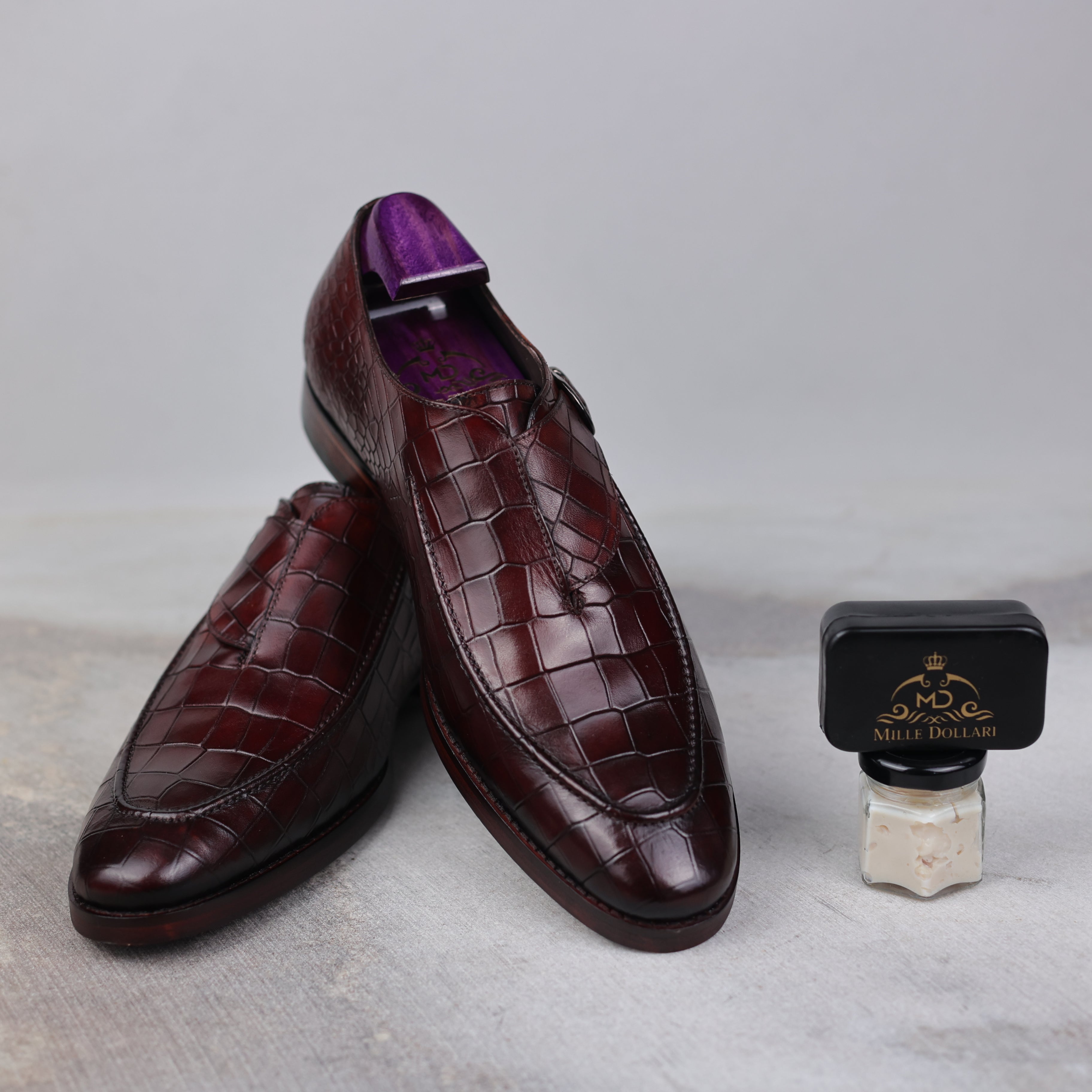Regent Newsberry: Brown Single Monk Strap Shoe