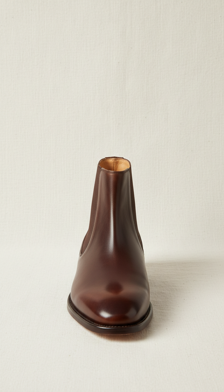 Sleek Chelsea Boot with Almond Toe