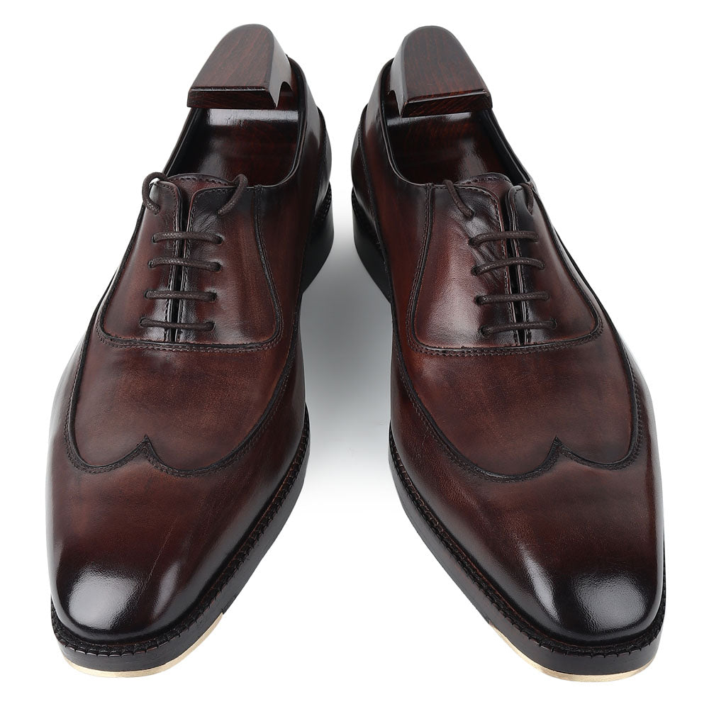 Men’s Dark Brown Leather Formal Derby Shoes | Classic Lace-Up Office & Business Wear Shoes