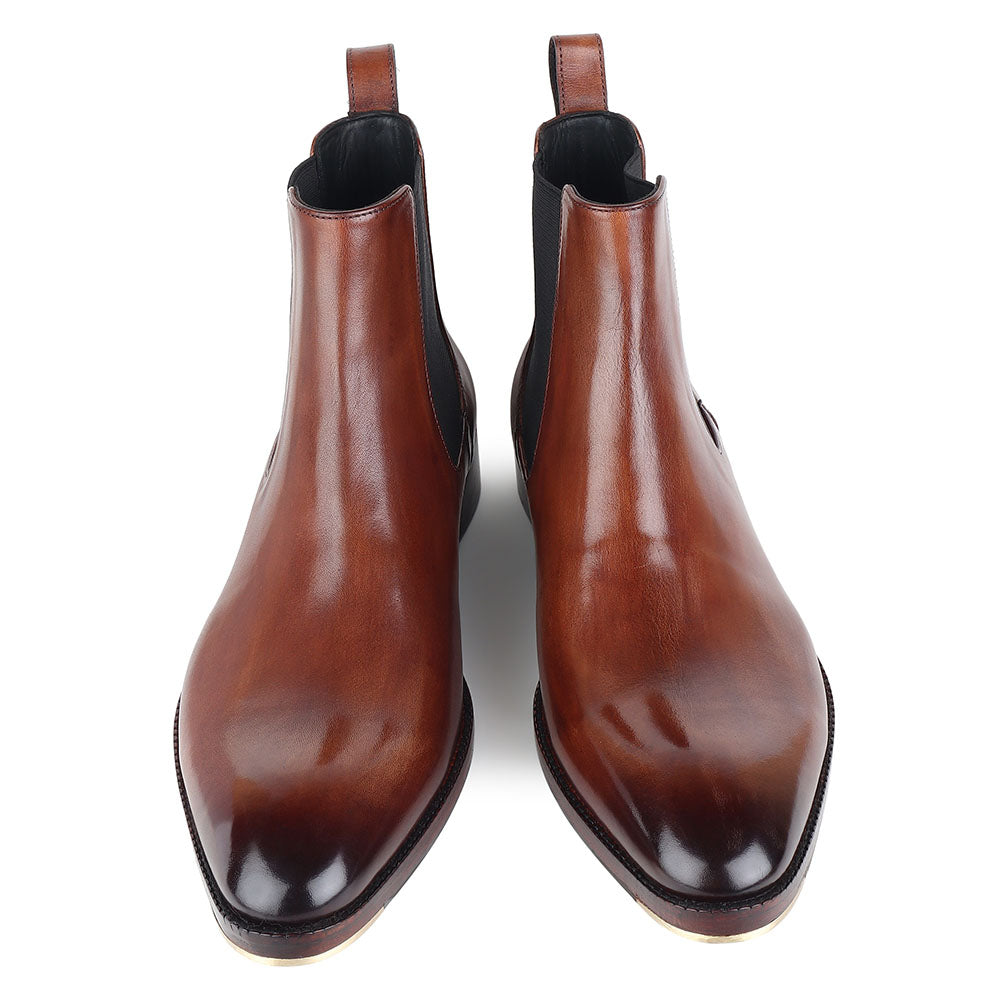 Men’s Brown Leather Chelsea Boots | Premium Ankle Boots for Formal & Smart Casual Wear