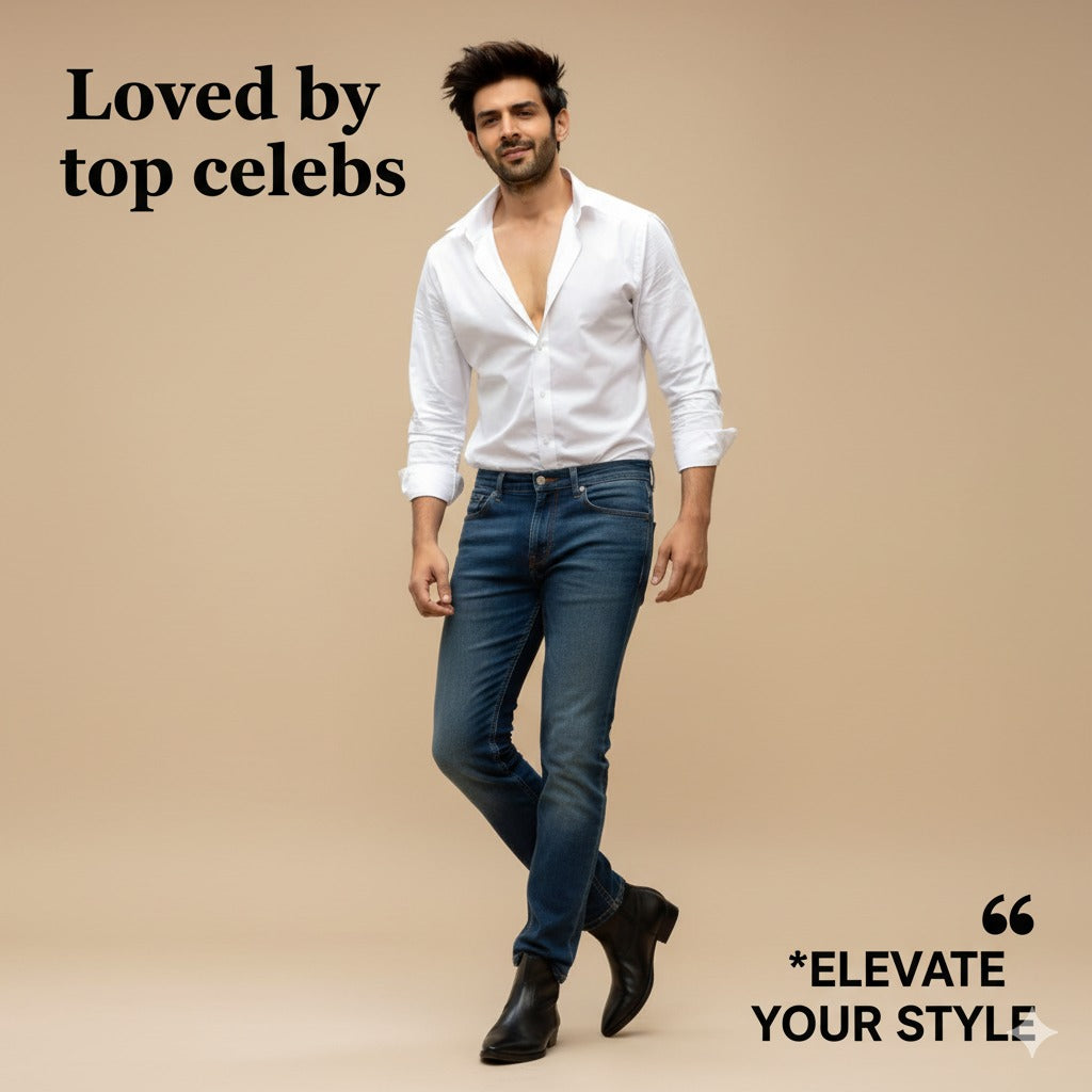 FIORINA SLIP ON ZIPPER POINTED BOOTS FOR MEN – AW26