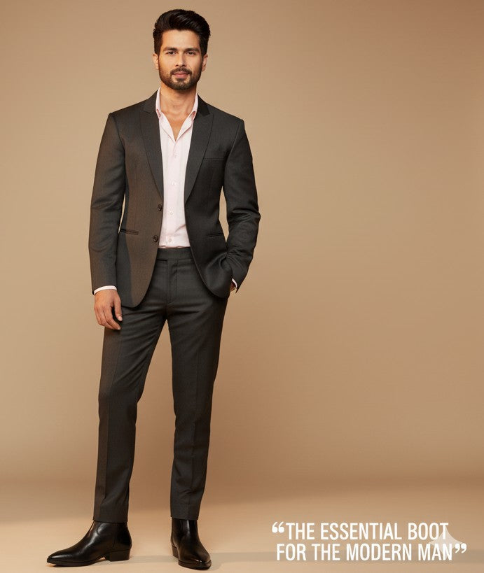 FIORINA SLIP ON ZIPPER POINTED BOOTS FOR MEN – AW26